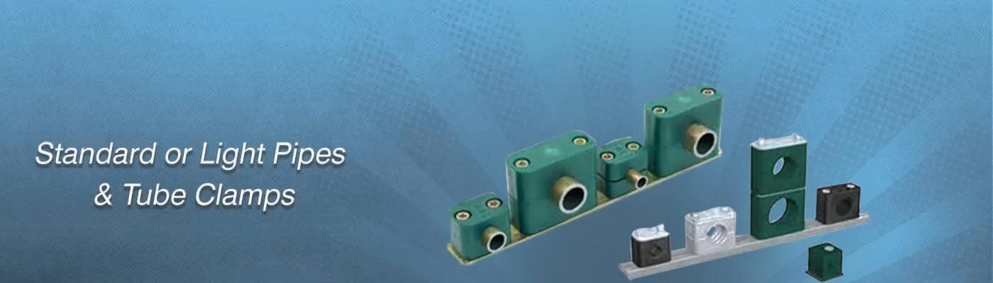 Standard Or Light Pipe And Tube Clamps